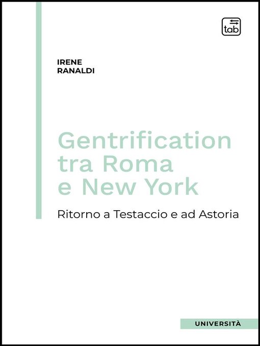 Title details for Gentrification tra Roma e New York by Irene Ranaldi - Available